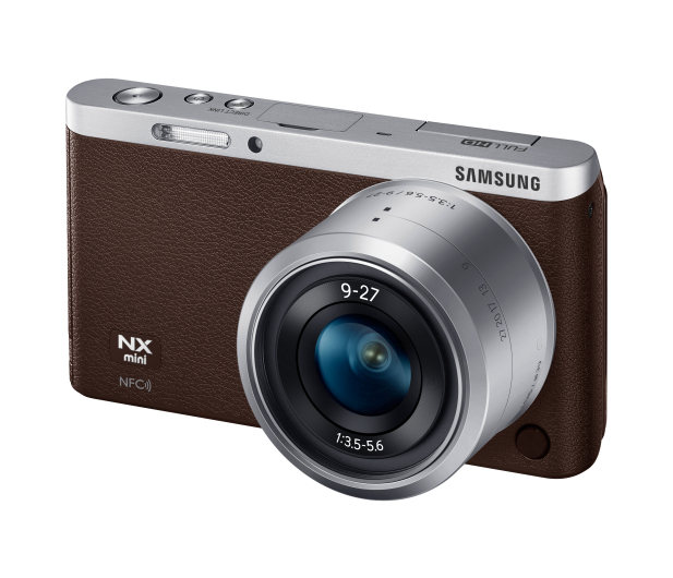 Samsung NX MINI BROWN + OBIEKTYW 9-27 MM - 1395590 - zdjęcie 2